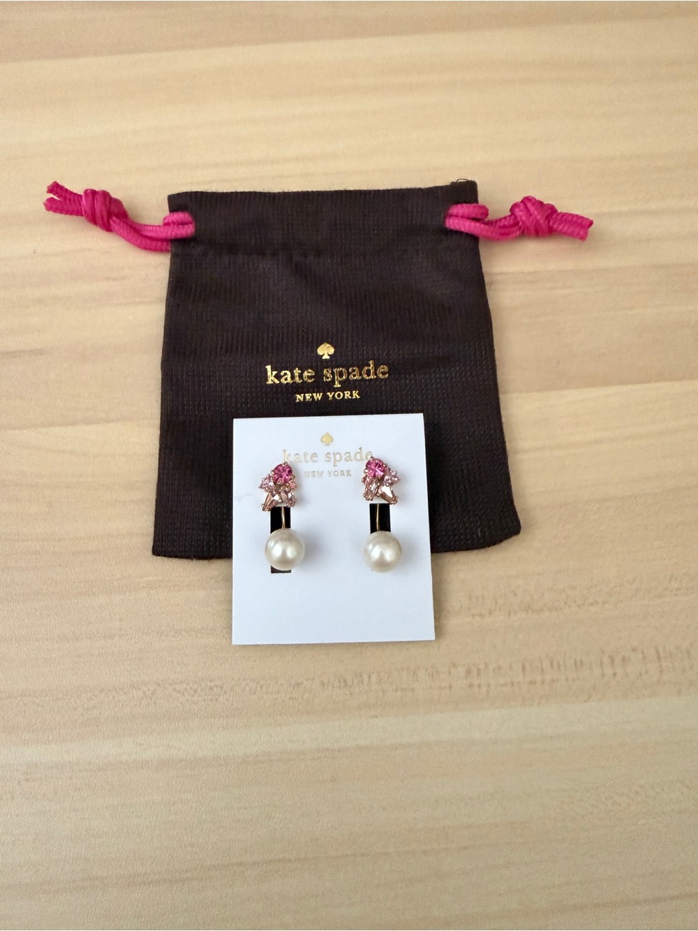 kate spade DAINTY SPARKLERS CLUSTER EAR JACKET, clear multi